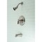 Kingston Brass KB6638CKL Single-Handle Tub and Shower Faucet, Brushed Nickel KB6638CKL - alternate 3